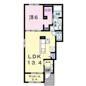 間取図 カーサ・ルーチェＢ