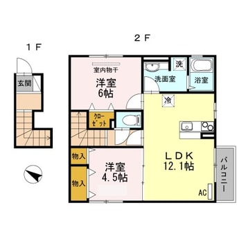 間取図 オーシャン　セブンⅡ