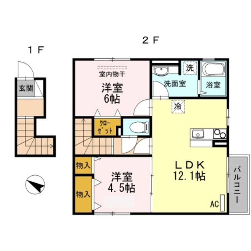 間取図 オーシャン　セブンⅡ