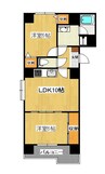 朝日プラザ高松エルグ 2LDKの間取り