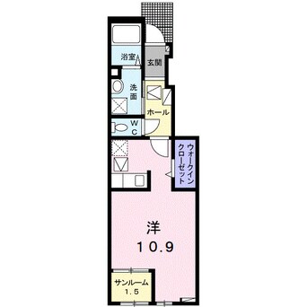 間取図 ジャダハウス丸亀　Ｂ