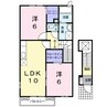 アベンシス７ 2LDKの間取り