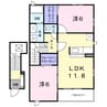 ブライトハウス 2LDKの間取り