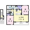 グラナーダ　Ｂ 2LDKの間取り
