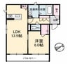 アプレシスタ ベレオ 1LDKの間取り