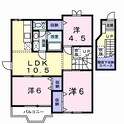 キャンディ　ポップＣの間取図