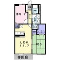 ヴェルテソレーユ　Ｂの間取図