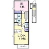 ライトハウス　南館 1LDKの間取り