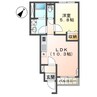 コントレール 1LDKの間取り