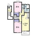 メゾン・ポポラーレＢの間取図