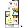 あいあい高木 2LDKの間取り