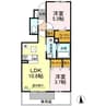 あいあい高木 2LDKの間取り