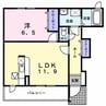 コンフォルト　Ａ 1LDKの間取り