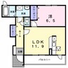 コンフォルト　Ａ 1LDKの間取り