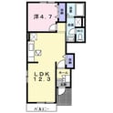 ロイヤルサンコウⅡの間取図