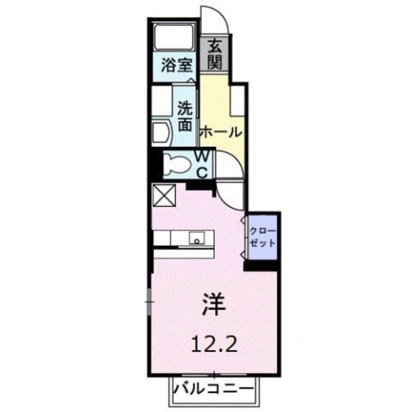 間取図 フルール・Ｍ３　Ａ
