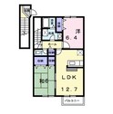 ヴェルテソレーユ　Ｂの間取図