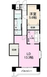 エスペランサーⅡ 1LDKの間取り