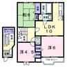 アンソレイエ 3LDKの間取り