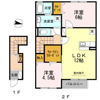 間取図 パルティール　ハバラ