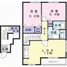 シルエーラ 2LDKの間取り