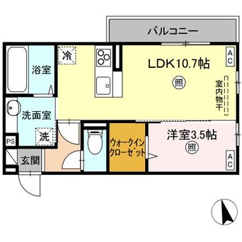 間取図 オラシオン　B棟
