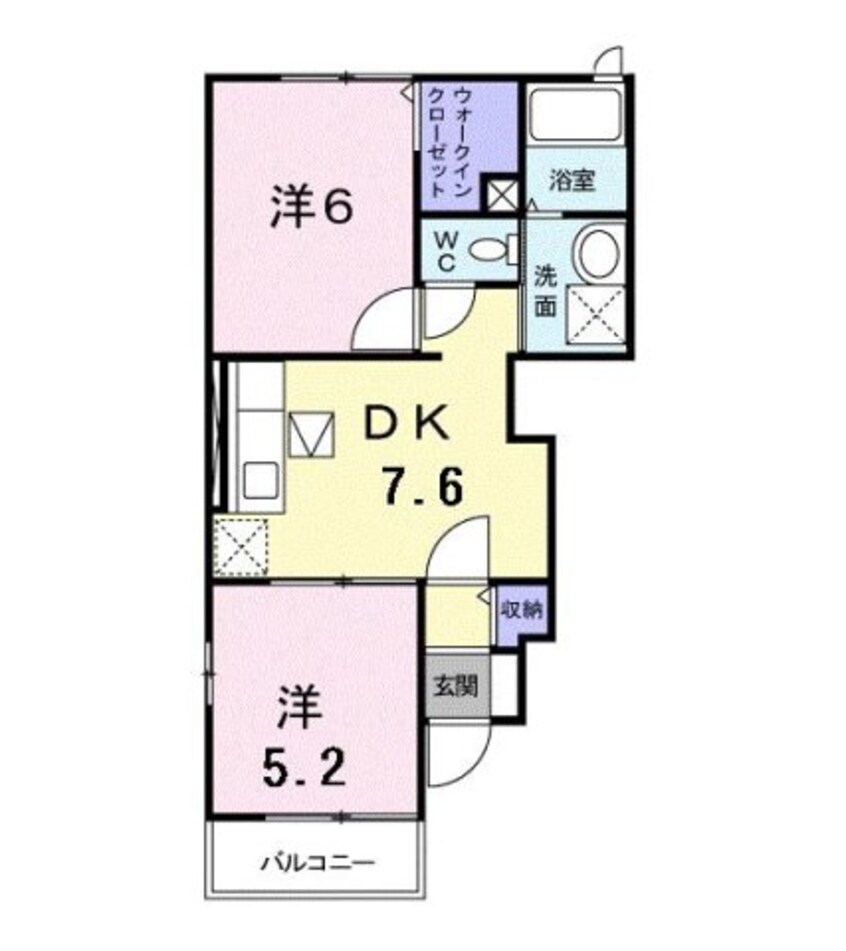 間取図 福島コーポラスⅢ