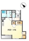 カサ・ベルデ 1Rの間取り