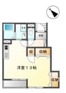 カサ・ベルデ 1Rの間取り