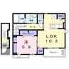 グラナーダ　Ａ 1LDKの間取り