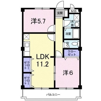 間取図 ロイヤル泉