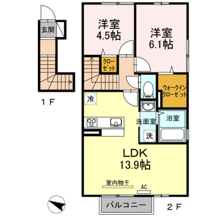 間取図 ロセート