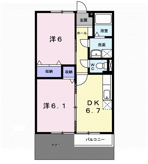 間取り図 センチュリー２１　Ｂ