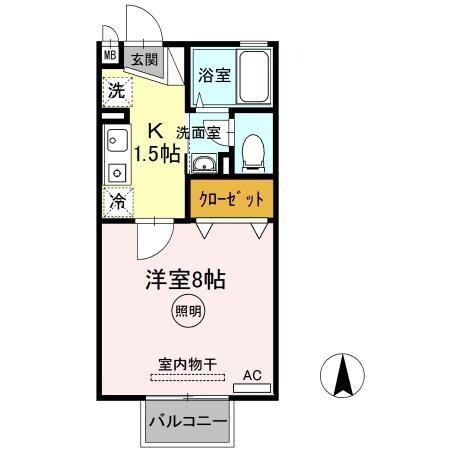 間取り図 ベルシャトル　C棟