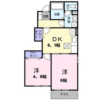 間取図 ポポラーレ・ミーチＡ