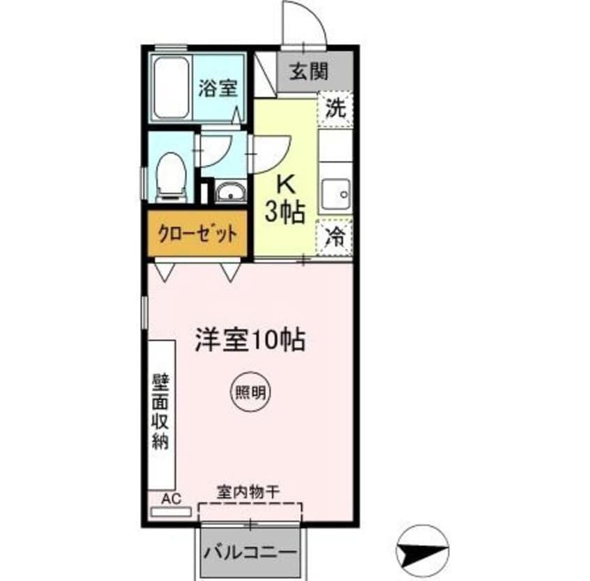間取図 キャッスルⅡ