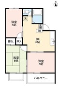 庵治コーポの間取図