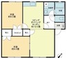 メンバーズタウン讃岐富士Ａ 2LDKの間取り