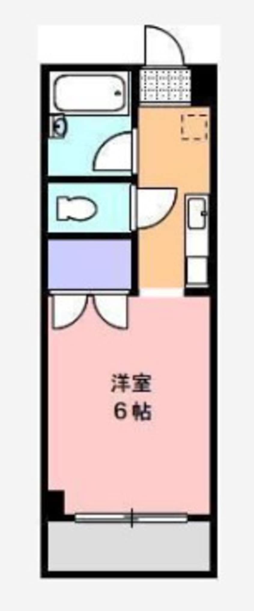 間取図 カレッジ三共パートII