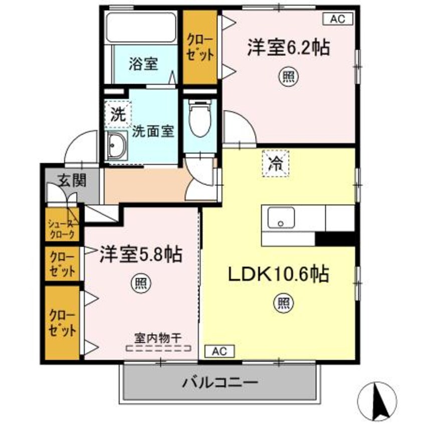 間取図 グラン・ノーブル　A棟