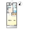 カリーノ桜井Ⅱ 1Kの間取り