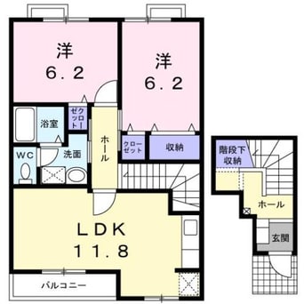 間取図 メゾン・ド・ジュネスＫ　３