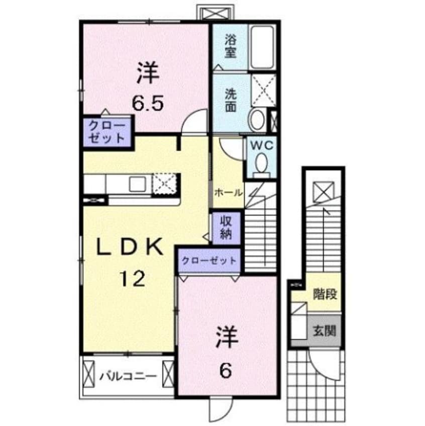 間取図 ロイヤルスクウェア　一宮Ⅲ