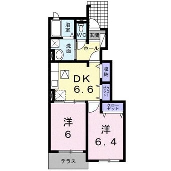 間取図 エレガンシア・ブローテⅡ