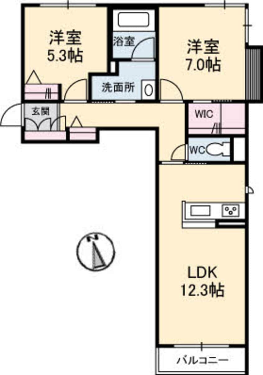 間取図 シュロス松縄