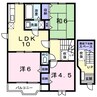 アンソレイエ 3LDKの間取り