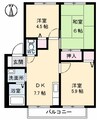 コル・レオニス 3DKの間取り