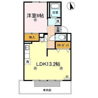 間取図 スカイコート38　B棟
