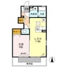 サント カンパーニュ 1LDKの間取り
