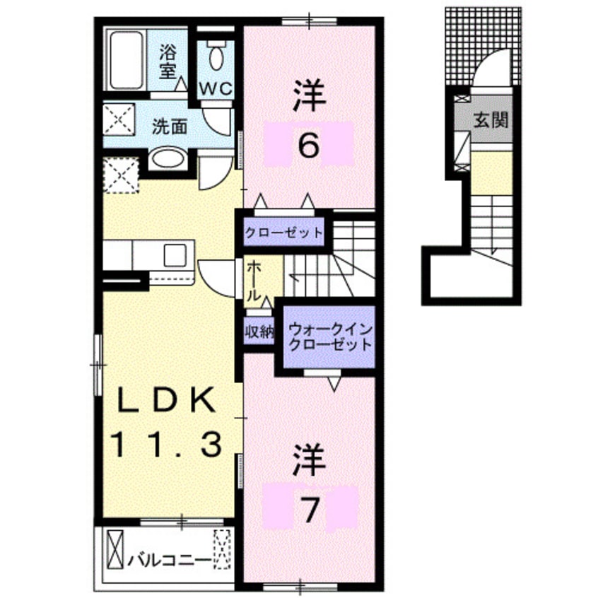 間取図 プレッソ太田Ⅲ